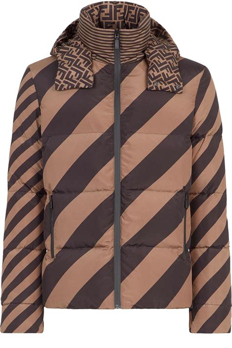 fendi monster down jacket|fendi brown nylon jacket.